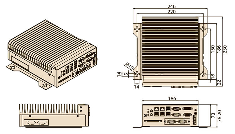 Характеристики модели MIC-7500